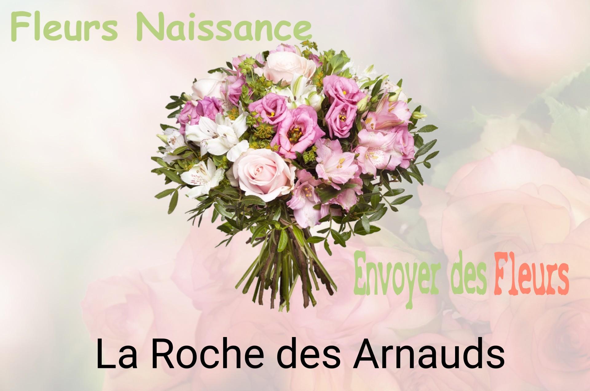 Bouquet de fleurs de naissance livré à La Roche-des-Arnauds